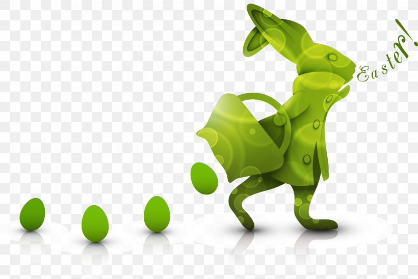 Easter Bunny Easter Egg Clip Art, PNG, 1901x1271px, Easter Bunny, Easter, Easter Egg, Grass, Green Download Free