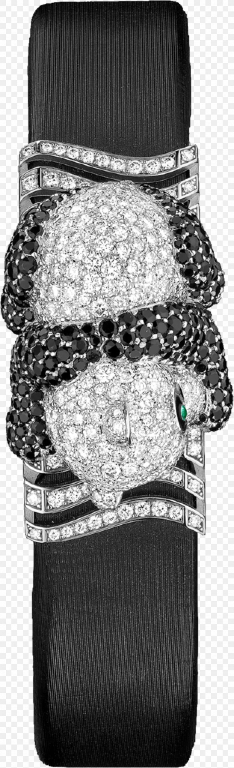 Giant Panda Cartier Jewellery Pocket Watch, PNG, 2000x6543px, Giant Panda, Bangle, Bear, Black, Black And White Download Free