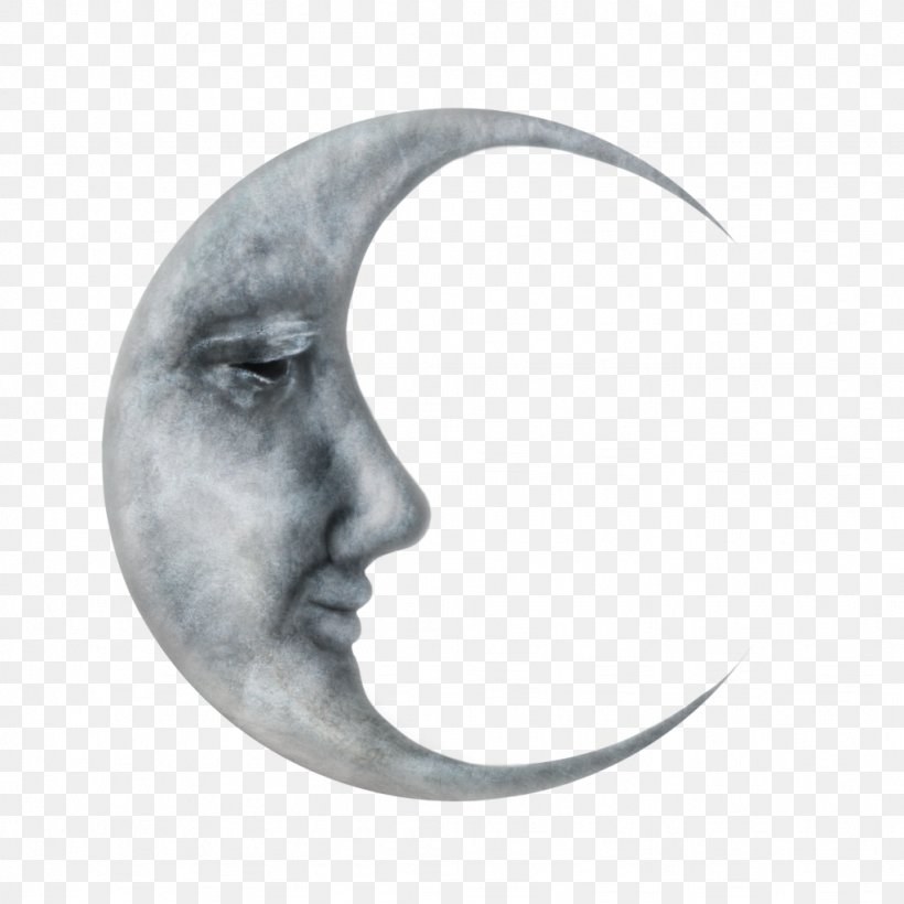 Man In The Moon Full Moon Drawing, PNG, 1024x1024px, Man In The Moon, Black And White, Blue Moon, Drawing, Face Download Free