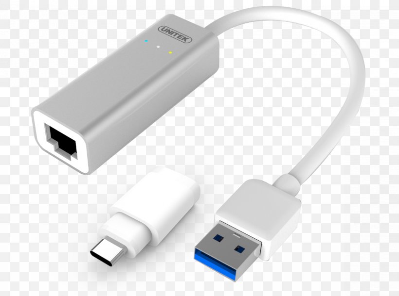 USB 3.0 Gigabit Ethernet USB-C Ethernet Hub, PNG, 1222x910px, Usb, Adapter, Cable, Computer Port, Data Transfer Cable Download Free