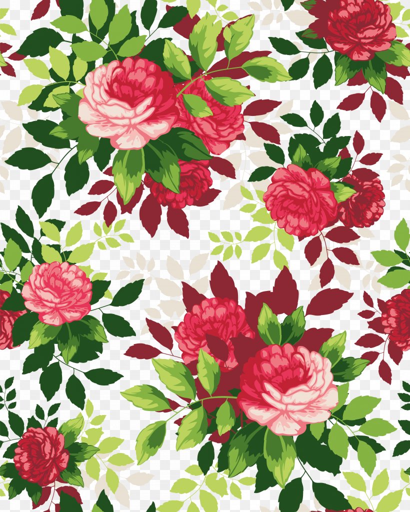 Flower Illustration, PNG, 3999x4998px, Flower, Annual Plant, Art, Color, Cut Flowers Download Free