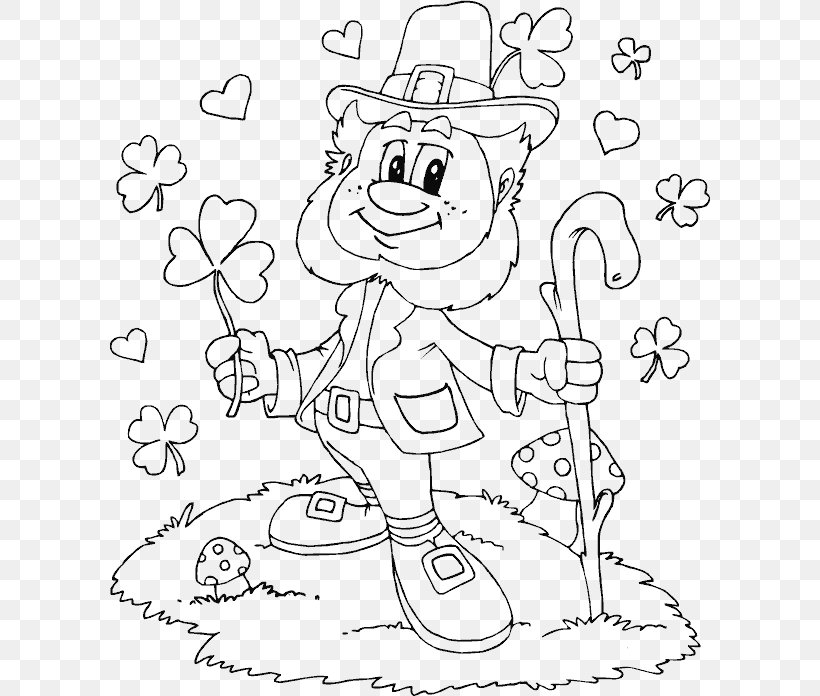 Leprechaun Coloring Book Princess Coloring Kids Racer Child, PNG, 600x696px, Watercolor, Cartoon, Flower, Frame, Heart Download Free