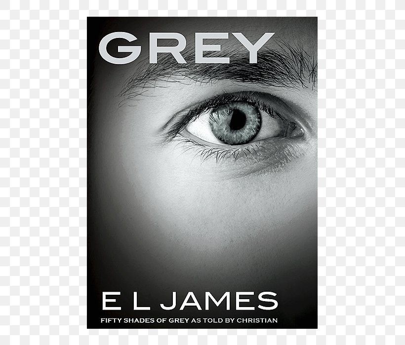 Grey: Fifty Shades Of Grey As Told By Christian Anastasia Steele Book, PNG, 500x700px, Fifty Shades Of Grey, Anastasia Steele, Audiobook, Author, Black And White Download Free