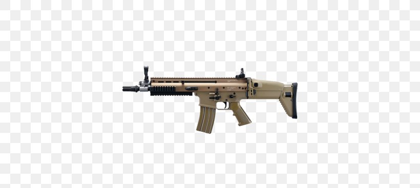 FN SCAR Tokyo Marui Recoil United States Special Operations Command Close Quarters Combat, PNG, 368x368px, Watercolor, Cartoon, Flower, Frame, Heart Download Free