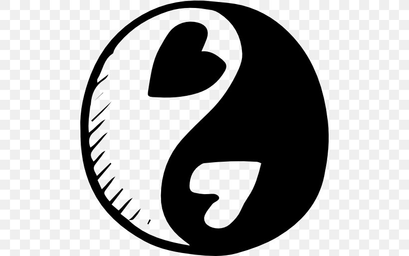 Yin And Yang Taoism, PNG, 499x513px, Yin And Yang, Black And White, Blackandwhite, Line Art, Logo Download Free