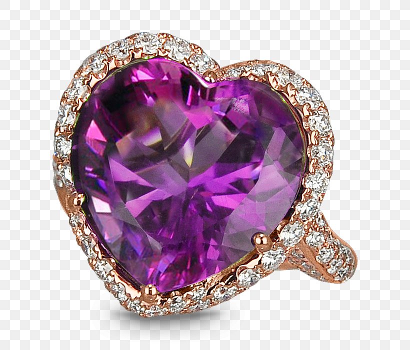 Amethyst Jewellery Ring Gemstone Diamond, PNG, 700x700px, Amethyst, Body Jewelry, Brooch, Carat, Diamond Download Free