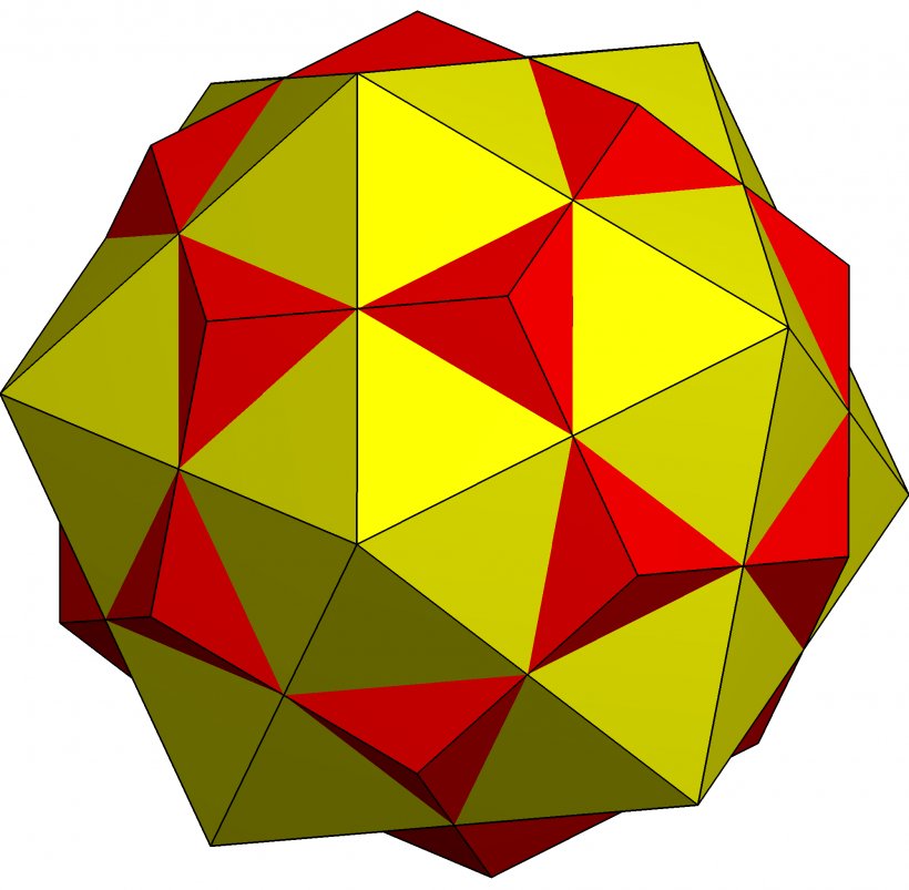 Compound Of Dodecahedron And Icosahedron Regular Icosahedron Polyhedron, PNG, 2000x1959px, Dodecahedron, Cuboctahedron, Face, Geometry, Great Dodecahedron Download Free