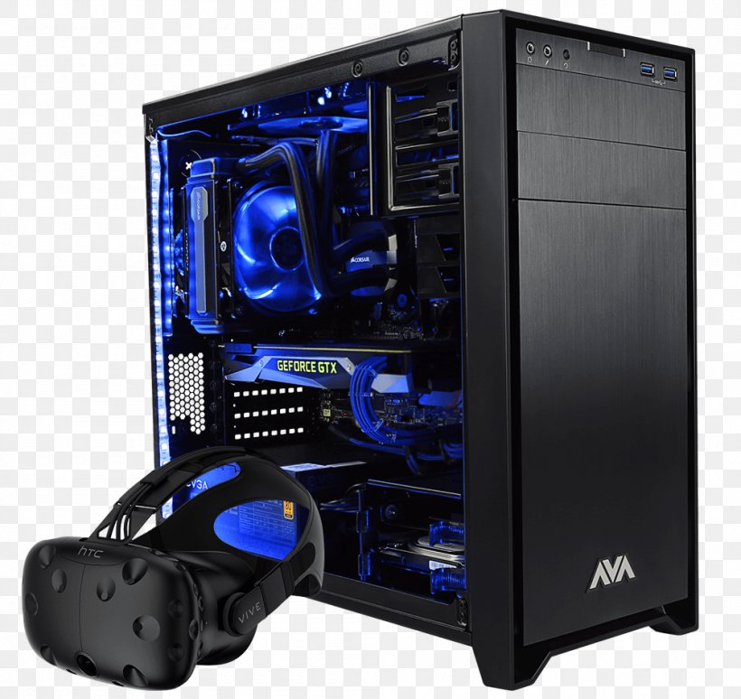 Computer Cases & Housings HTC Vive Computer Hardware Virtual Reality Computer System Cooling Parts, PNG, 1000x945px, Computer Cases Housings, Asus, Cable Management, Central Processing Unit, Computer Download Free