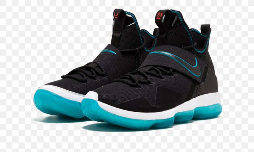 Nike LeBron 14 Sports Shoes Basketball Shoe, PNG, 1000x600px, Nike, Aqua, Athletic Shoe, Azure, Basketball Download Free