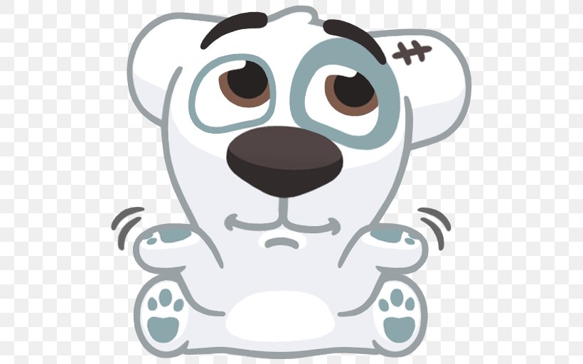 Dog VKontakte Спотти Sticker Telegram, PNG, 512x512px, Dog, App Store, Artwork, Carnivoran, Dog Like Mammal Download Free