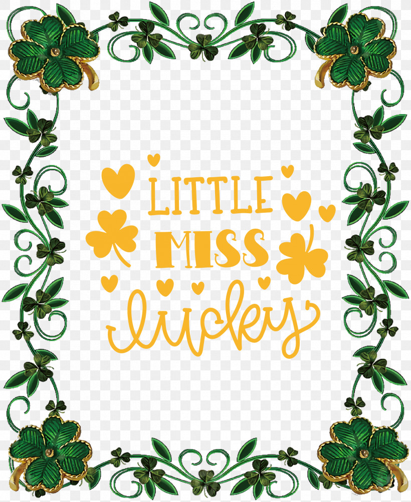 Little Miss Lucky Saint Patrick Patricks Day, PNG, 2391x2926px, Saint Patrick, Holiday, Leprechaun, Patricks Day, Picture Frame Download Free