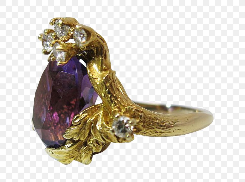 Amethyst Ring Gold Brooch Jewellery, PNG, 611x611px, Amethyst, Body Jewellery, Body Jewelry, Brooch, Diamond Download Free