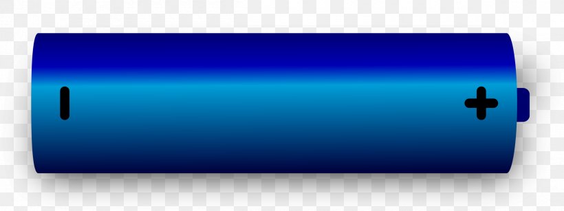 Battery Clip Art, PNG, 2400x900px, Battery, Aa Battery, Battery Indicator, Blue, Cylinder Download Free