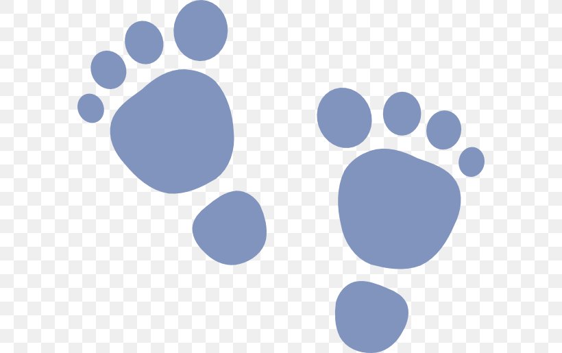 Footprint Infant Clip Art, PNG, 594x515px, Foot, Blog, Blue, Footprint, Free Content Download Free