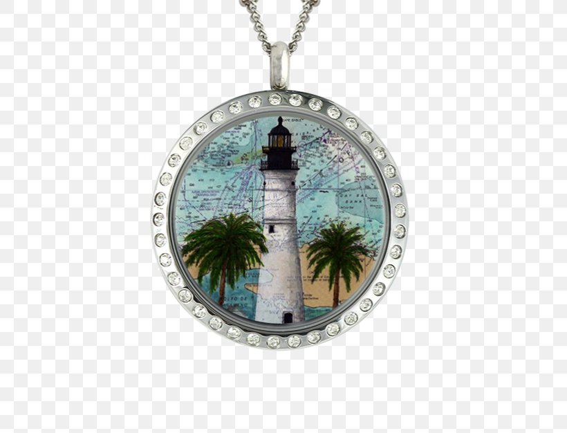 Key West Lighthouse Necklace Lighthouse Museum Jewellery, PNG, 625x626px, Lighthouse, Christmas Ornament, Estate Jewelry, Gold, Jewellery Download Free