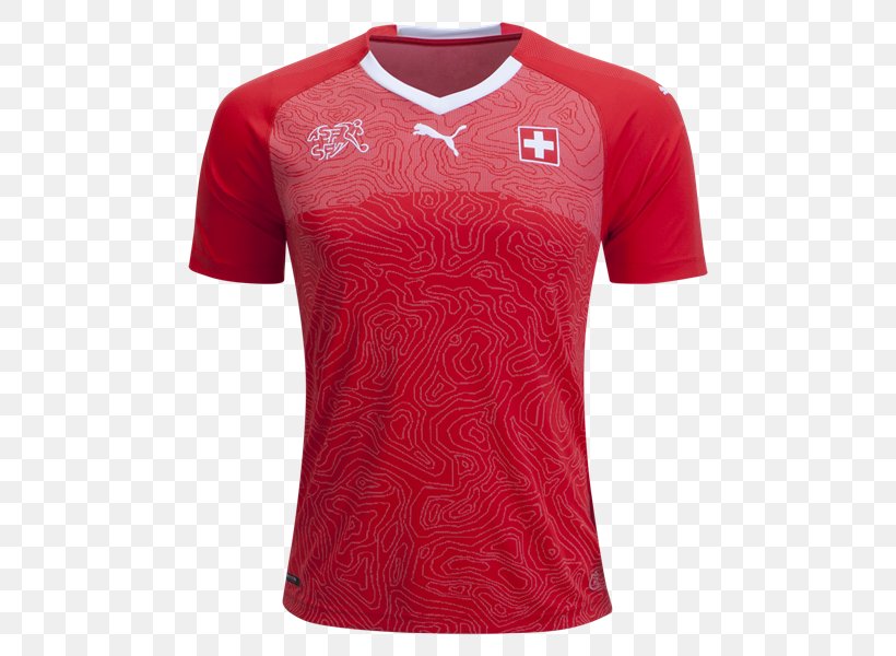 2018 World Cup Switzerland National Football Team T-shirt Jersey, PNG, 600x600px, 2018, 2018 World Cup, Active Shirt, Clothing, Granit Xhaka Download Free