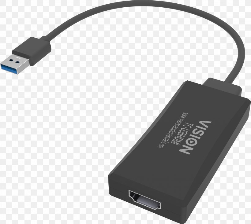 HDMI Graphics Cards & Video Adapters Electrical Cable USB, PNG, 3663x3278px, Hdmi, Ac Adapter, Adapter, Cable, Computer Download Free