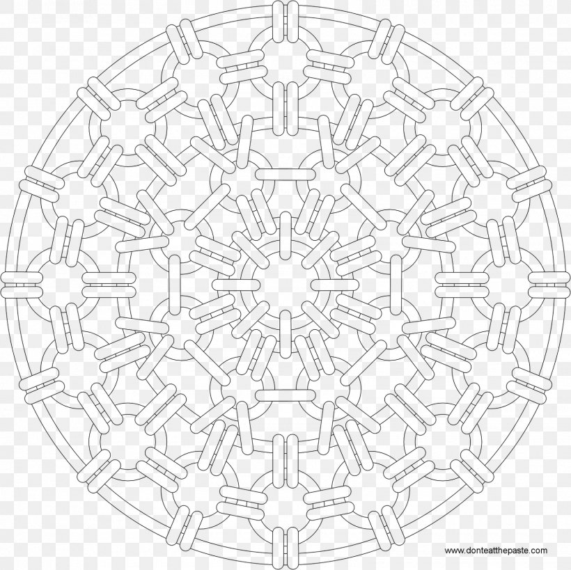Mandala Coloring Book Drawing Mail, PNG, 1600x1600px, Mandala, Area, Black And White, Celtic Knot, Child Download Free