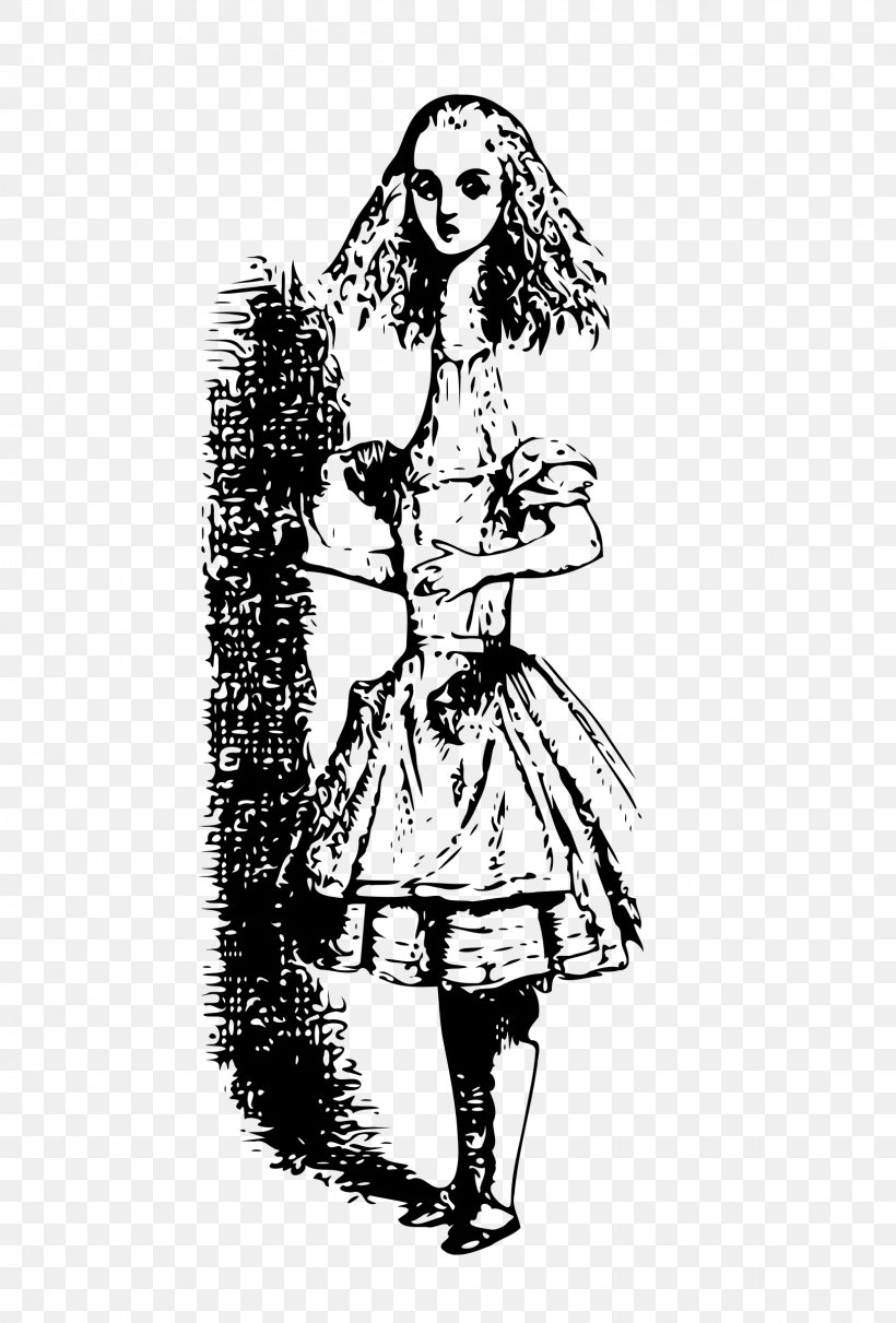 Alice's Adventures In Wonderland White Rabbit Cheshire Cat The Tenniel Illustrations For Carroll's Alice In Wonderland, PNG, 1624x2400px, Alice S Adventures In Wonderland, Alice, Annotated Alice, Art, Black And White Download Free