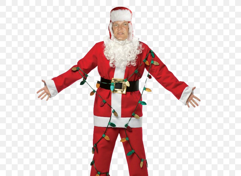 Santa Claus Halloween Costume Christmas Santa Suit, PNG, 600x600px, Santa Claus, Chevy Chase, Christmas, Christmas Ornament, Costume Download Free
