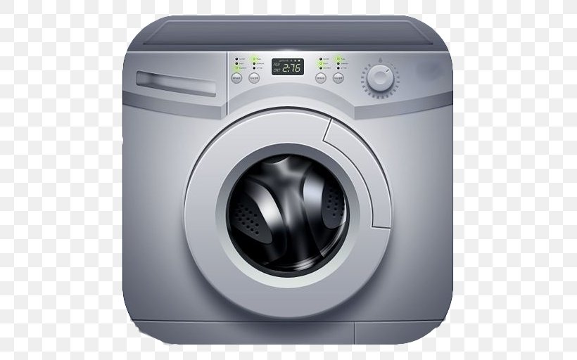 Washing Machines Laundry Icon Design, PNG, 512x512px, Washing Machines, Cleaning, Clothes Dryer, Clothing, Computer Download Free