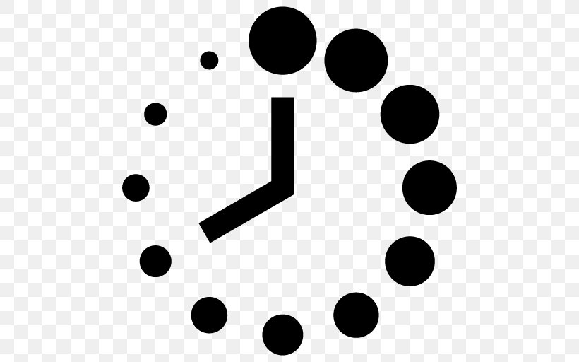 Symbol Time & Attendance Clocks, PNG, 512x512px, Symbol, Black, Black And White, Clock, Logo Download Free