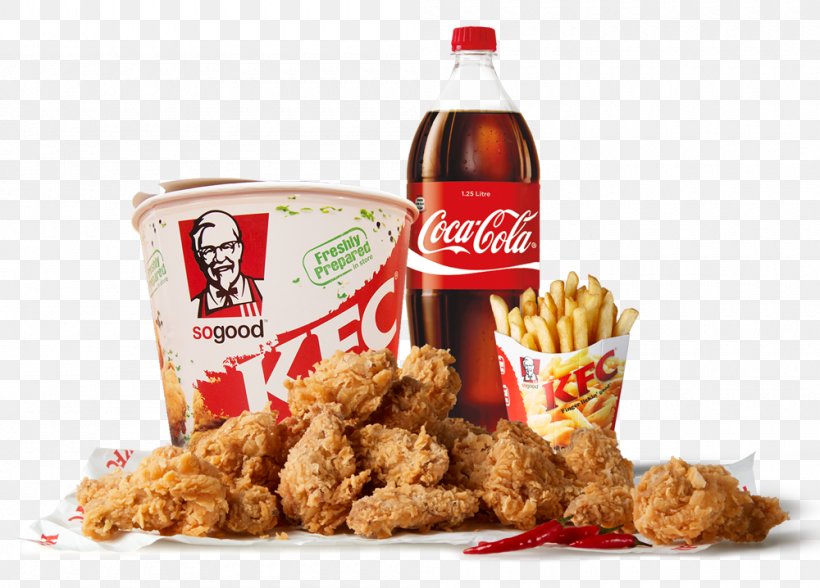 Chicken Nugget KFC Fried Chicken Fast Food Junk Food, PNG, 1000x718px, Chicken Nugget, Carbonated Soft Drinks, Cuisine, Delivery, Dish Download Free