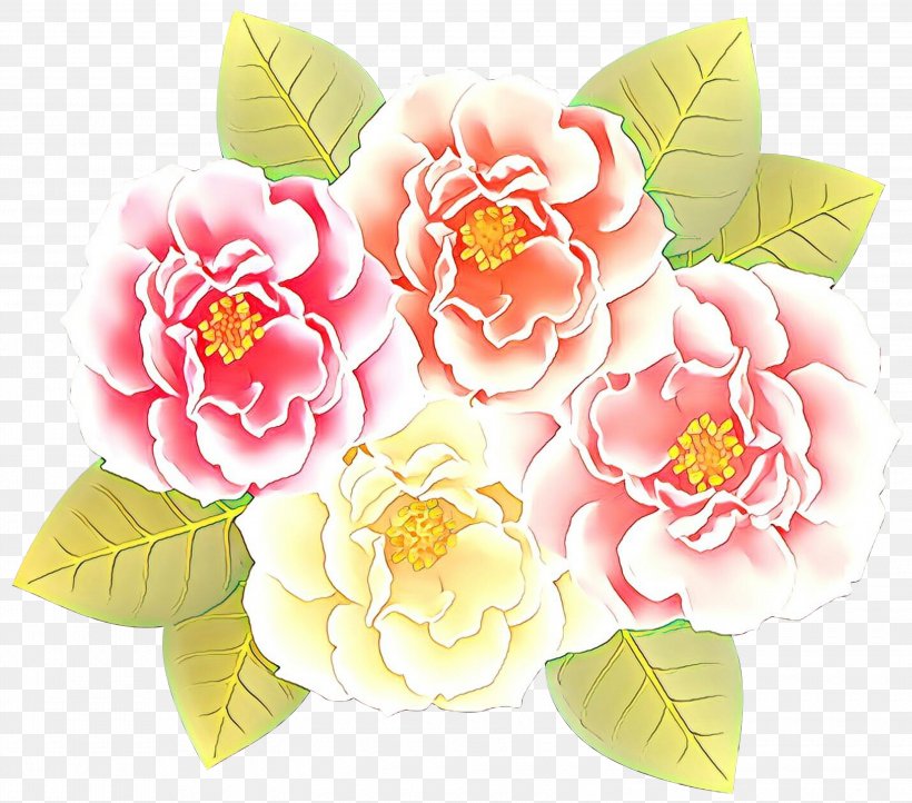 Flowers Background, PNG, 3000x2643px, Cartoon, Artificial Flower, Cabbage Rose, Camellia, Chinese Peony Download Free
