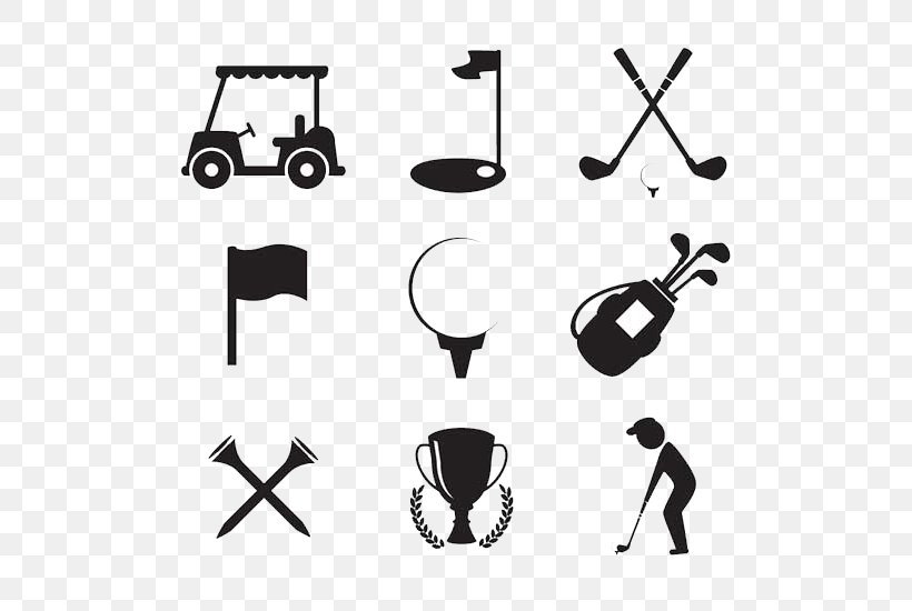 Golf Club Golf Ball Icon, PNG, 550x550px, Golf, Ball, Black, Black And White, Brand Download Free