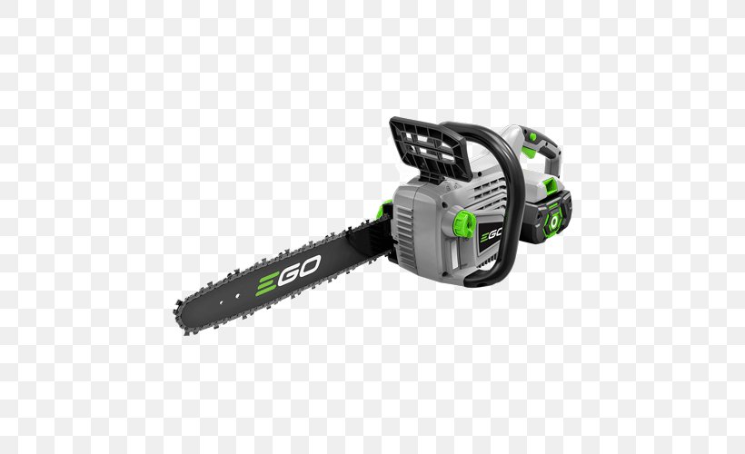 EGO POWER+ Chainsaw Cordless Lithium-ion Battery Tool, PNG, 500x500px, Ego Power Chainsaw, Angle Grinder, Chainsaw, Cordless, Cutting Download Free