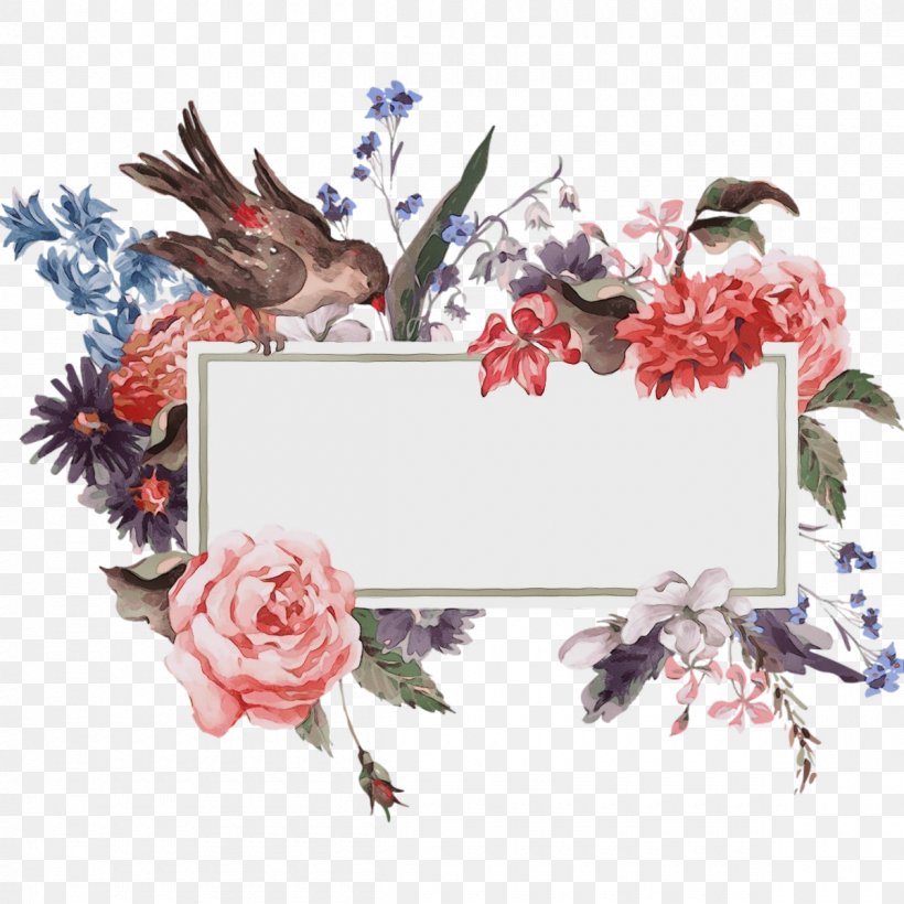 Picture Frame, PNG, 1200x1200px, Watercolor, Hummingbird, Paint, Perching Bird, Picture Frame Download Free