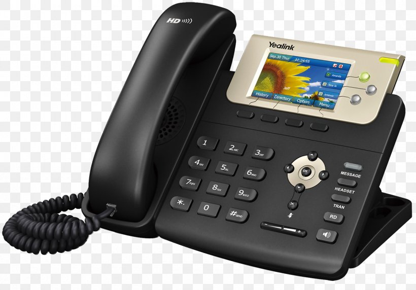 VoIP Phone Session Initiation Protocol Telephone Voice Over IP Power Over Ethernet, PNG, 1280x893px, Voip Phone, Communication, Corded Phone, Electronics, Gigabit Ethernet Download Free