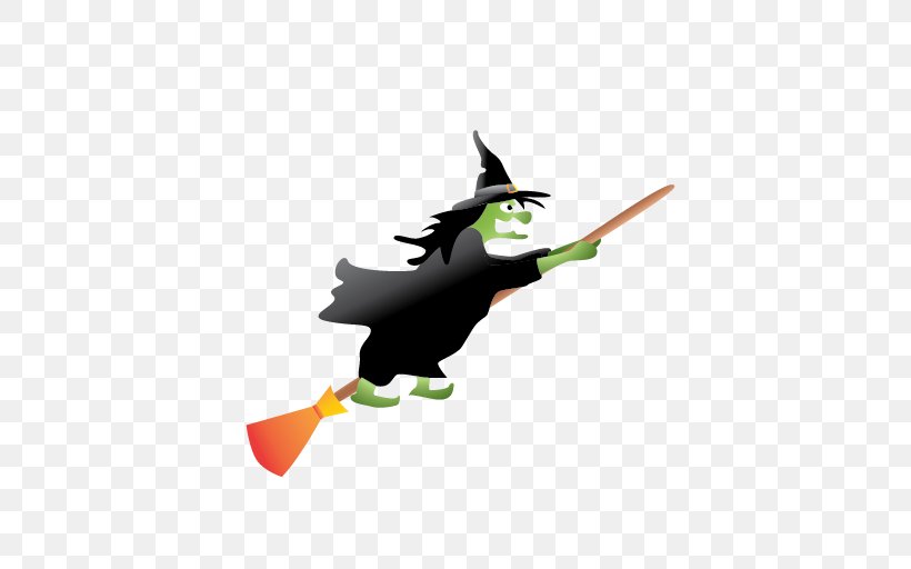 Broom Witchcraft Wicked Witch Of The West Clip Art, PNG, 512x512px, Broom, Beak, Bird, Flightless Bird, Flying Broom Download Free
