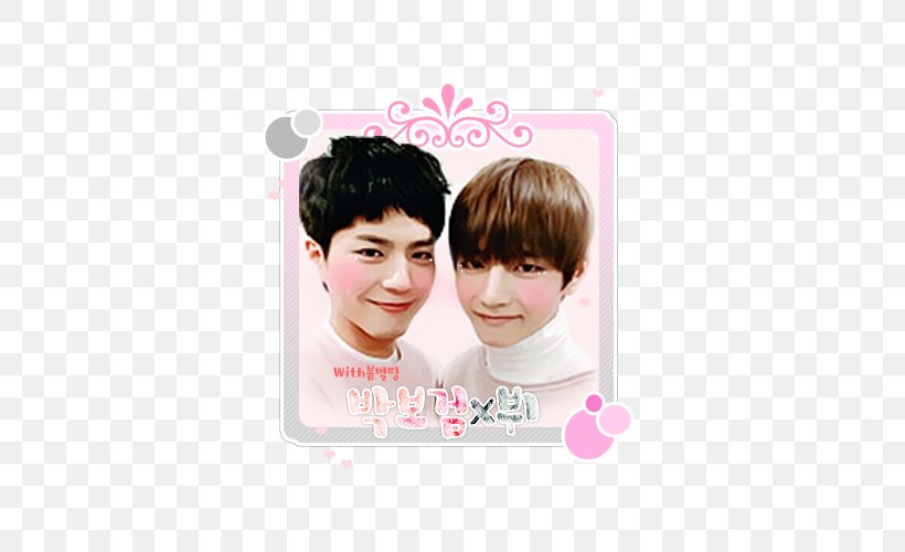 Kim Yoo-jung Kim Taehyung BTS Blood Sweat & Tears Korean Drama, PNG, 500x500px, Watercolor, Cartoon, Flower, Frame, Heart Download Free