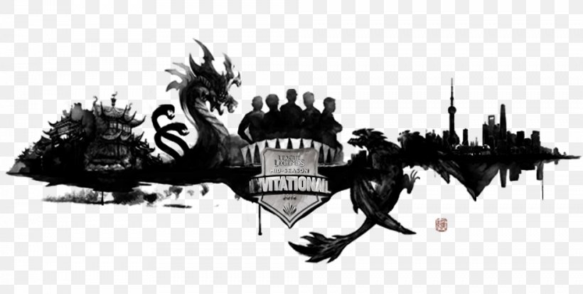 League Of Legends World Championship Dota 2 2016 Mid-Season Invitational 2017 Mid-Season Invitational, PNG, 984x496px, 2016 Midseason Invitational, 2017 Midseason Invitational, League Of Legends, Black And White, Counter Logic Gaming Download Free