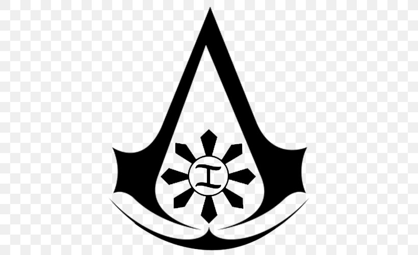 Assassin's Creed Unity Assassin's Creed III Assassin's Creed: Brotherhood, PNG, 500x500px, Assassins, Black And White, Ezio Auditore, Monochrome Photography, Symbol Download Free