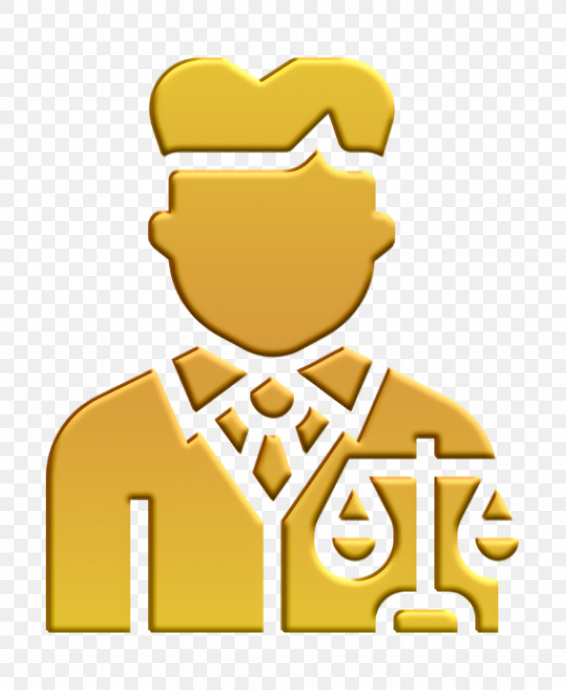 Jobs And Occupations Icon Lawyer Icon, PNG, 886x1080px, Jobs And Occupations Icon, Lawyer Icon, Logo, Text, Yellow Download Free