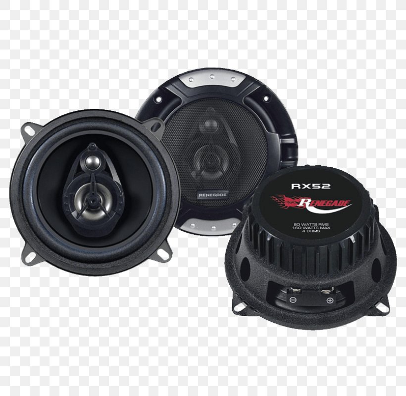 Coaxial Loudspeaker Renegade 2 Way Coaxial 2 Way Speaker Assemby Set 100 W Renegade RXA100C Vehicle Audio, PNG, 800x800px, Loudspeaker, Amplifier, Audio, Audio Equipment, Car Subwoofer Download Free
