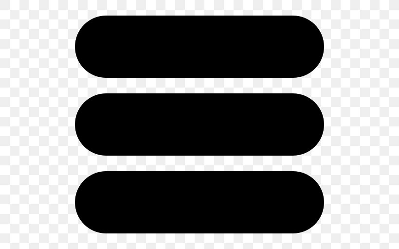 Menu Bar Hamburger Button, PNG, 512x512px, Menu, Bar, Black And White, Font Awesome, Hamburger Button Download Free