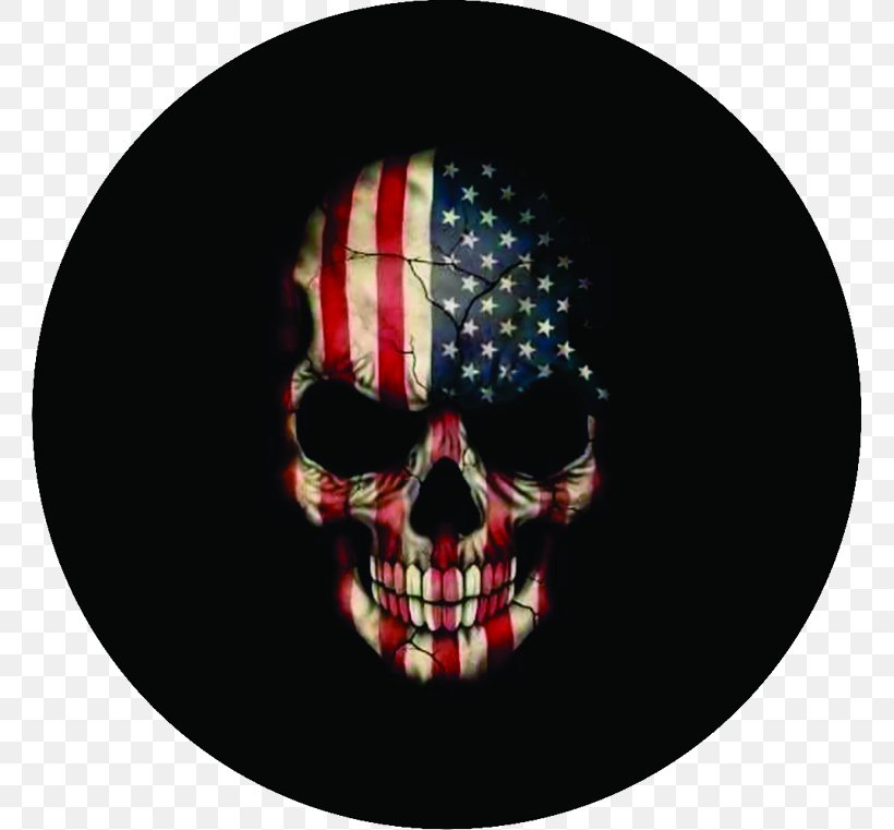 Flag Of The United States Death Human Skull Symbolism Old Glory, PNG, 761x761px, Flag Of The United States, Bone, Death, Decal, Flag Download Free