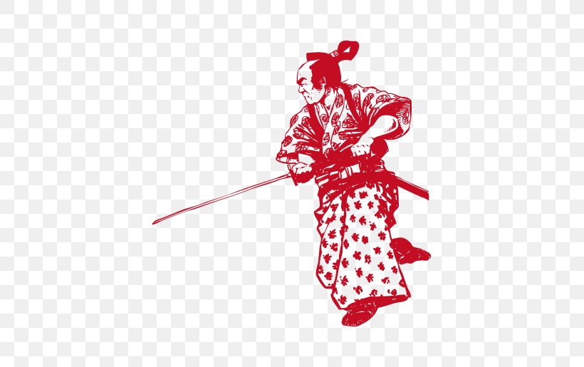 Samurai Euclidean Vector, PNG, 500x515px, Samurai, Art, Fictional Character, Graphic Arts, Katana Download Free