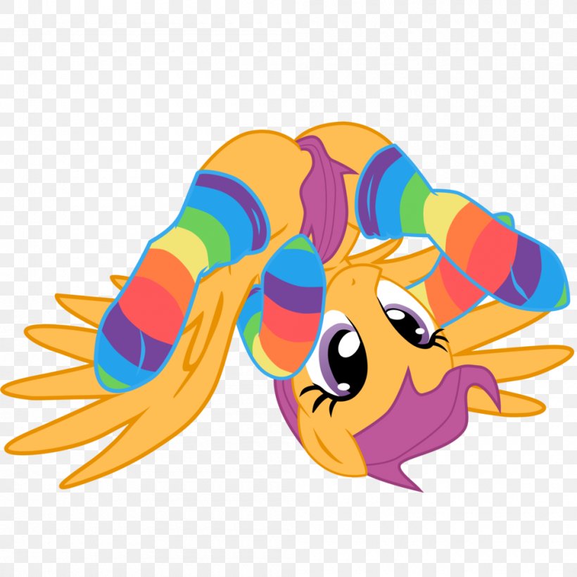 Rainbow Dash Scootaloo Fluttershy Sock Derpy Hooves, PNG, 1000x1000px, Rainbow Dash, Art, Beak, Clothing, Cutie Mark Crusaders Download Free