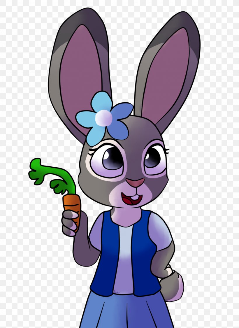 Easter Bunny Hare Lt. Judy Hopps Art Rabbit, PNG, 1024x1406px, Easter Bunny, Art, Cartoon, Deviantart, Easter Download Free