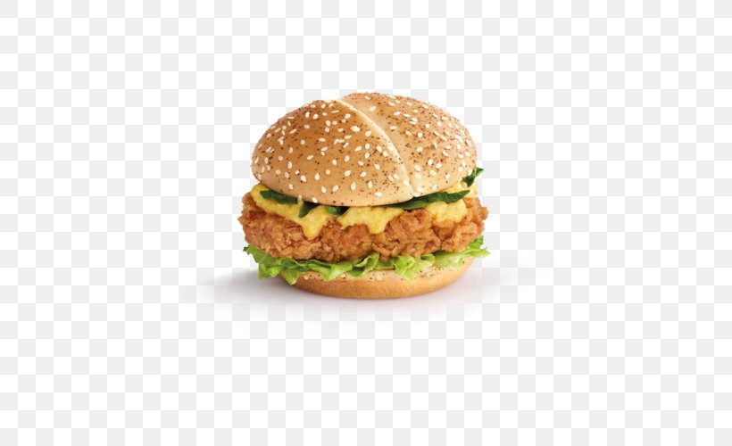 Hamburger McChicken Salted Duck Egg Singaporean Cuisine Cheeseburger, PNG, 500x500px, Hamburger, American Food, Big Mac, Breakfast Sandwich, Buffalo Burger Download Free