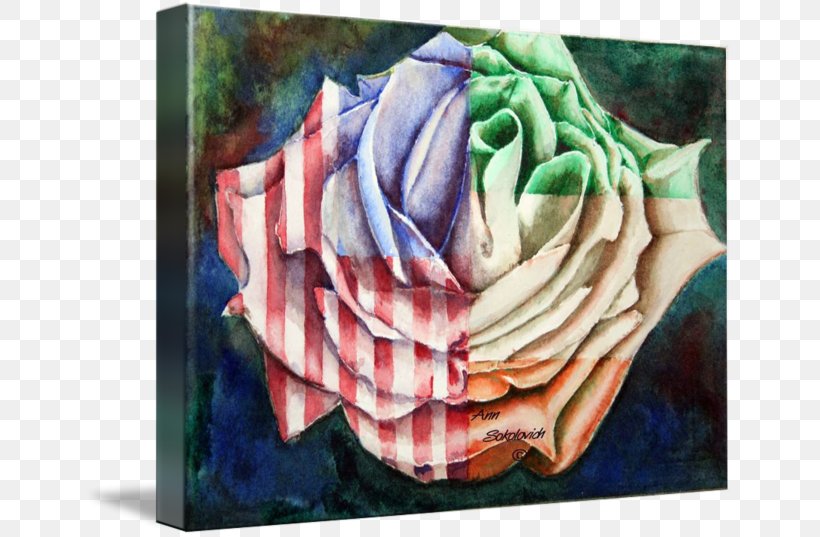 Painting Rose Art Irish People Canvas, PNG, 650x537px, Painting, Acrylic Paint, Art, Art Museum, Artwork Download Free