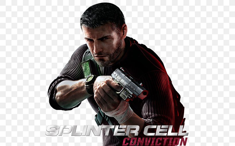 Tom Clancy's Splinter Cell: Conviction Tom Clancy's Splinter Cell: Blacklist Tom Clancy's Splinter Cell: Chaos Theory Tom Clancy's Splinter Cell: Double Agent, PNG, 512x512px, Tom Clancy, Action Film, Aggression, Arm, Game Download Free