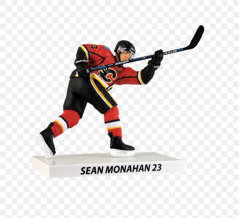 Calgary Flames National Hockey League Ice Hockey Figurine Sport, PNG, 603x749px, Calgary Flames, Action Figure, Baseball Equipment, Figurine, Goal Download Free