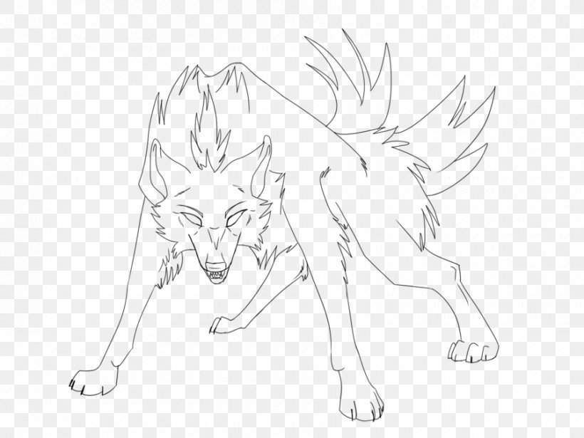 Line Art Drawing Gray Wolf, PNG, 900x675px, Watercolor, Cartoon, Flower, Frame, Heart Download Free