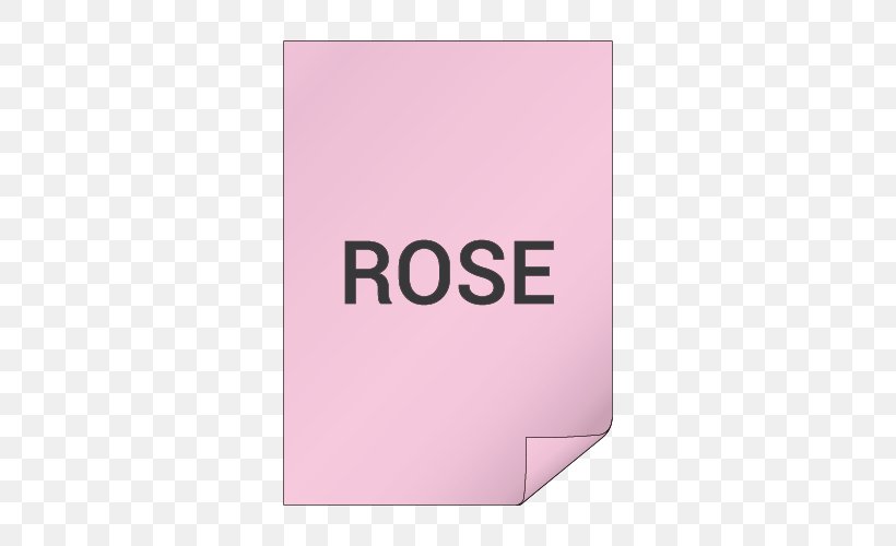Rose Color Rectangle Brand Font, PNG, 500x500px, Rose, Area, Brand, Color, Flyer Download Free