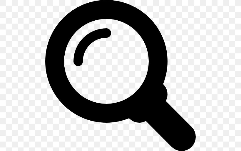 Magnifying Glass Clip Art, PNG, 512x512px, Magnifying Glass, Black And White, Glass, Magnifier, Resource Download Free